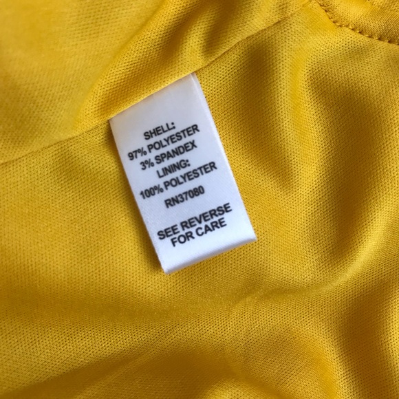 SOLD l Plus Yellow Floral Ruffle Sleeve Dress - Picture 8 of 8